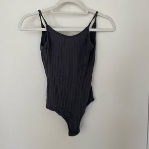 Gray Body Suit